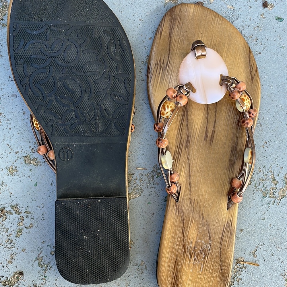 Sandals embroidered - Picture 3 of 3